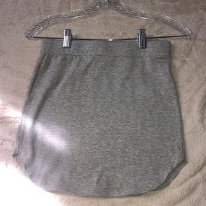 GRAY BODYCON SKIRT